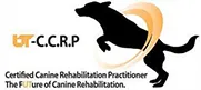 Dog silhouette with C.C.R.P. logo