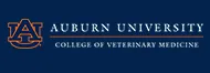 Auburn University logo on blue background